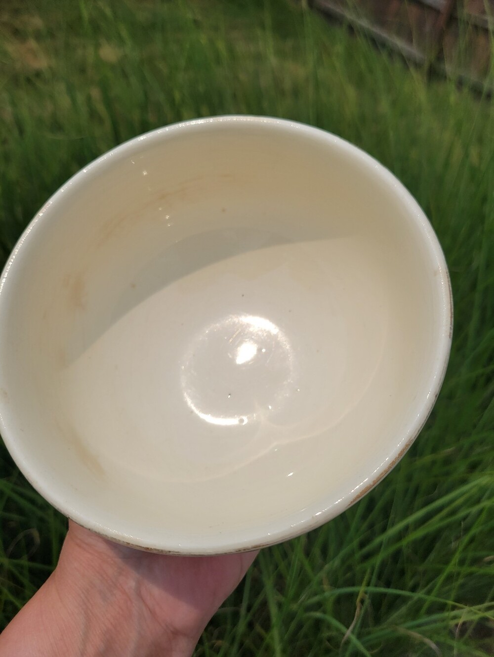 Vintage Universal Cambridge Oven Proof American Beauty Rose Bowl 1940s USA - Picture 10 of 16